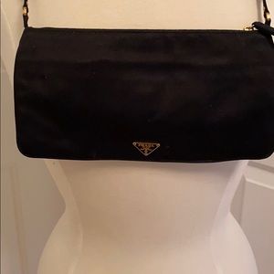 One of a kind silk satin Prada evening bag